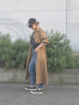 「Ungrid（アングリッド）のアイテム（ジャケット/アウター）」を使った、Rabi*さん（レディース・158cm）の秋コーディネート