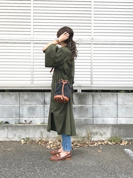 「SLY（スライ）のアイテム（ブルゾン）」を使った、Rabi*さん（レディース・158cm）の秋コーディネート