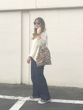 「HER CLOSET（ハークローゼット）のアイテム」を使った、Rabi*さん（レディース・158cm）の秋コーディネート