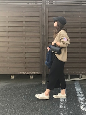 「GRL（グレイル）のアイテム（ジャケット/アウター）」を使った、Rabi*さん（レディース・158cm）の秋コーディネート