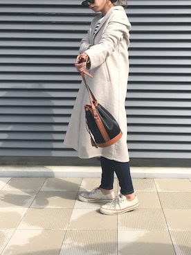 「PLAIN CLOTHING（プレーンクロージング）のアイテム」を使った、Rabi*さん（レディース・158cm）の秋コーディネート