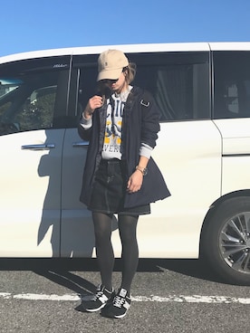 「FOSSIL（フォッシル）のアイテム」を使った、Rabi*さん（レディース・158cm）の秋コーディネート