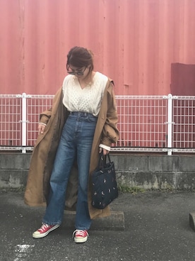 「Auntmaries」｜「アイテム（ジャケット/アウター）」を使った、Rabi*さん（レディース・158cm）の秋コーディネート