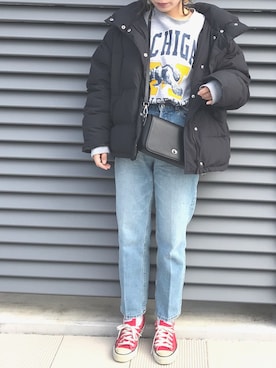 「Vicente（ヴィセンテ）のアイテム」を使った、Rabi*さん（レディース・158cm）の冬コーディネート