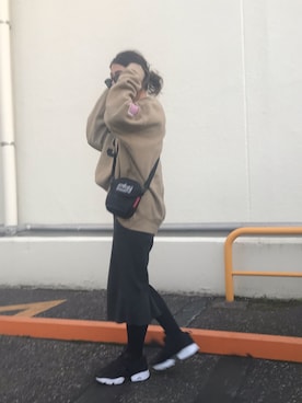 「タイツ」｜Rabi*さん（レディース・158cm）の冬コーディネート