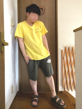 「ARC'TERYX（アークテリクス）のアイテム（トップス）」を使った、KARUBIさん（メンズ・166cm）の夏コーディネート