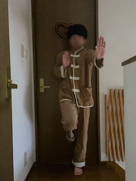 「NOWHAW（ノウハウ）のアイテム」を使った、KARUBIさん（メンズ・166cm）の夏コーディネート