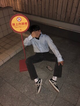「Apple（-）のアイテム（その他）」を使った、alata.さん（メンズ・175cm）の冬コーディネート