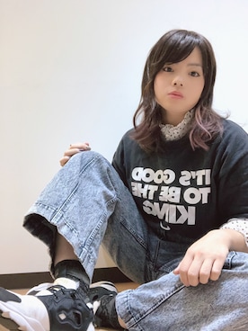 「アイテム（ウィッグ）」を使った、mariaさん（レディース・164cm）の秋コーディネート