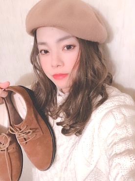 「アイテム（ドレスシューズ）」を使った、mariaさん（レディース・164cm）の冬コーディネート