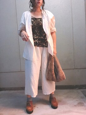 「アイテム（ドレスシューズ）」を使った、mariaさん（レディース・164cm）の秋コーディネート