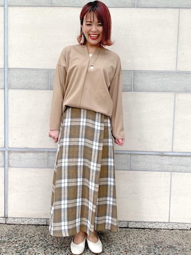 えりさん（レディース・160cm）の春コーディネート