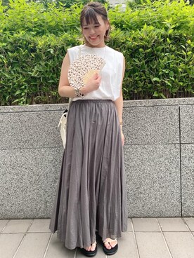 えりさん(レディース・160cm)の夏コーディネート