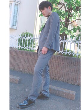 「アイテム（ピアス（片耳用））」を使った、世成さん（メンズ・173cm・10代）の春コーディネート