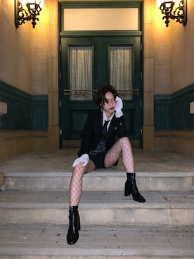 「halloween」｜「アイテム（ジャケット/アウター）」を使った、り ささん（レディース・161cm）の秋コーディネート