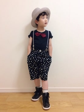 「グランギャルソン」｜Mさん（キッズ・110cm）の夏コーディネート