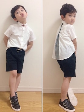 「グランギャルソン」｜Mさん（キッズ・110cm）の夏コーディネート