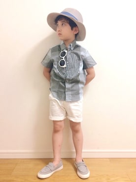 「グランギャルソン」｜Mさん（キッズ・110cm）の夏コーディネート