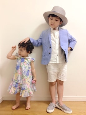 「Grand garcon（グランギャルソン）のアイテム」を使った、Mさん（キッズ・110cm）の夏コーディネート