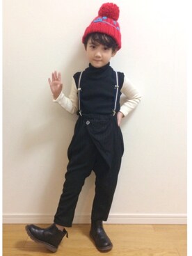 「Grand garcon（グランギャルソン）のアイテム」を使った、Mさん（キッズ・110cm）の秋コーディネート