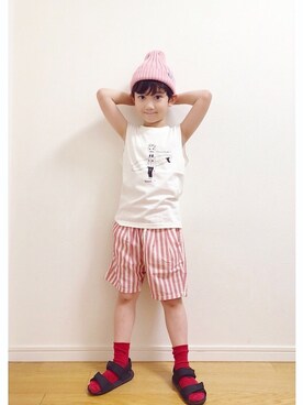 Mさん（キッズ・110cm）の夏コーディネート