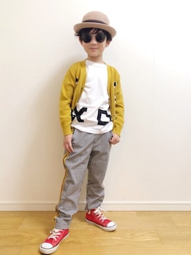 「XD（エックスディ）のアイテム」を使った、Mさん（キッズ・110cm）の秋コーディネート