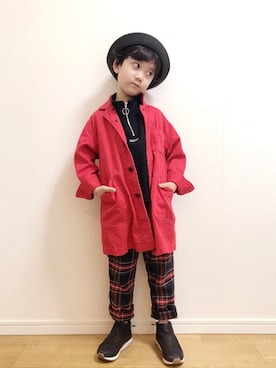 Mさん（キッズ・110cm）の秋コーディネート