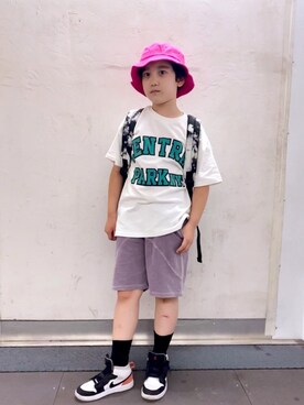 「DIESEL（ディーゼル）のアイテム」を使った、Mさん（キッズ・134cm）の夏コーディネート