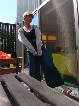 「loaf（ローフ）のアイテム」を使った、あべひとみみみさん（レディース・163cm）の秋コーディネート