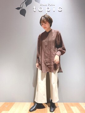 うえはらさん（レディース・157cm）の秋コーディネート