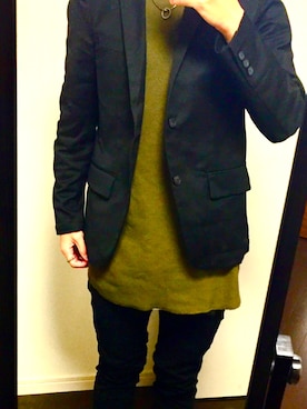 「NESTA（ネスタ）のアイテム」を使った、RYOSUKEさん（メンズ・167cm）の冬コーディネート