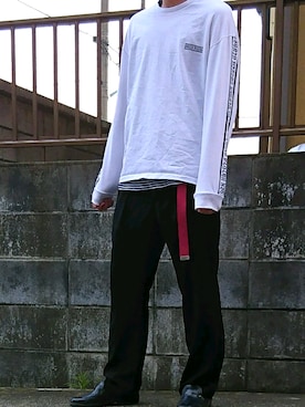 「肌ウーノ」｜「アイテム（財布/小物）」を使った、Ruluさん（メンズ・170cm）の春コーディネート