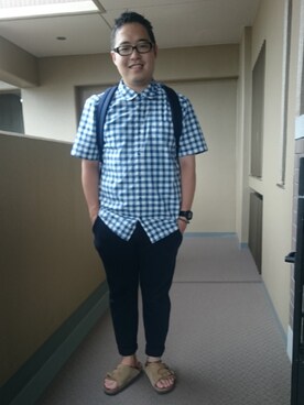 けんじなおパパさん(メンズ・167cm)の夏コーディネート