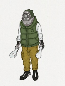 非人類穿搭さんのコーディネート