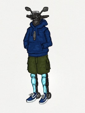 非人類穿搭さんのコーディネート