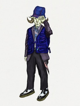 非人類穿搭さんのコーディネート