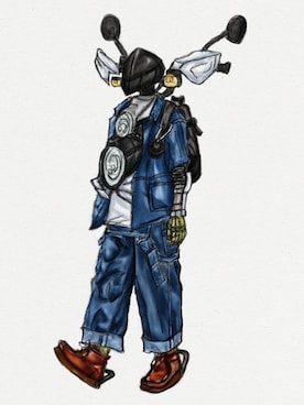 非人類穿搭さんのコーディネート