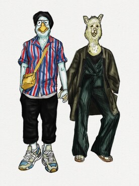 非人類穿搭さんのコーディネート
