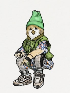 非人類穿搭さんのコーディネート