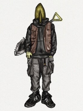 非人類穿搭さんのコーディネート