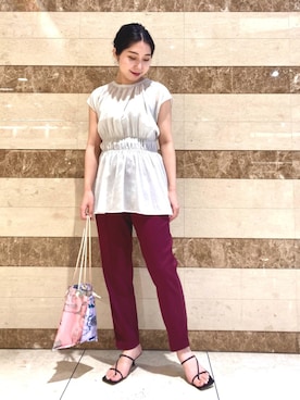 HARADAさん（レディース・153cm）の夏コーディネート