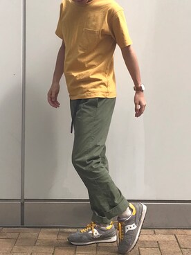 「コーディネート」｜「アイテム（アナログ腕時計）」を使った、優さん（メンズ・167cm）の春コーディネート