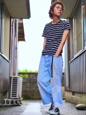 「VONN （ヴォン ）のアイテム」を使った、がんきちさん（メンズ・175cm）の夏コーディネート