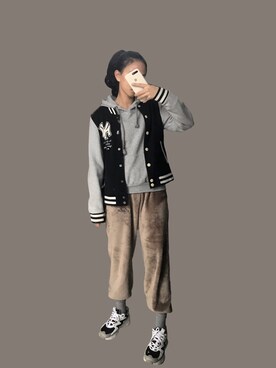 「ny（エヌワイ）のアイテム」を使った、neutral-Tさん（レディース・165cm）の冬コーディネート