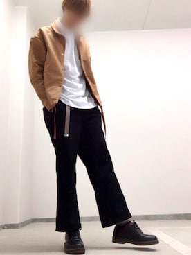 「Daniel Wellington」｜「アイテム（ブルゾン）」を使った、tsubasaさん（メンズ・177cm）の冬コーディネート