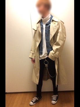「RAGEBLUE（レイジブルー）のアイテム（ウォレットチェーン）」を使った、tsubasaさん（メンズ・179cm）の春コーディネート