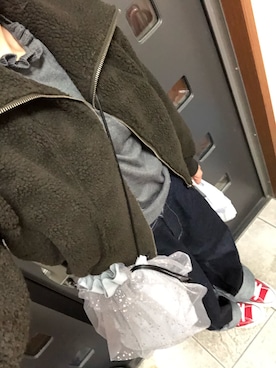 kana☺︎さん（レディース・160cm）の冬コーディネート
