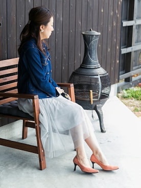 「welleg（ウェレッグ）のアイテム」を使った、はまさんさん（レディース・160cm）の冬コーディネート