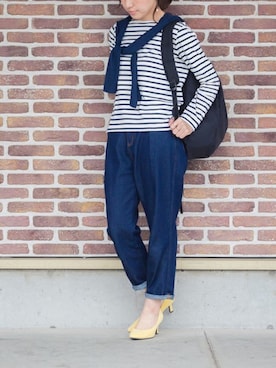 「welleg（ウェレッグ）のアイテム」を使った、はまさんさん（レディース・160cm）の冬コーディネート