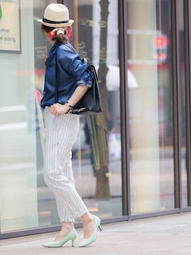 「welleg（ウェレッグ）のアイテム」を使った、はまさんさん（レディース・160cm）の冬コーディネート